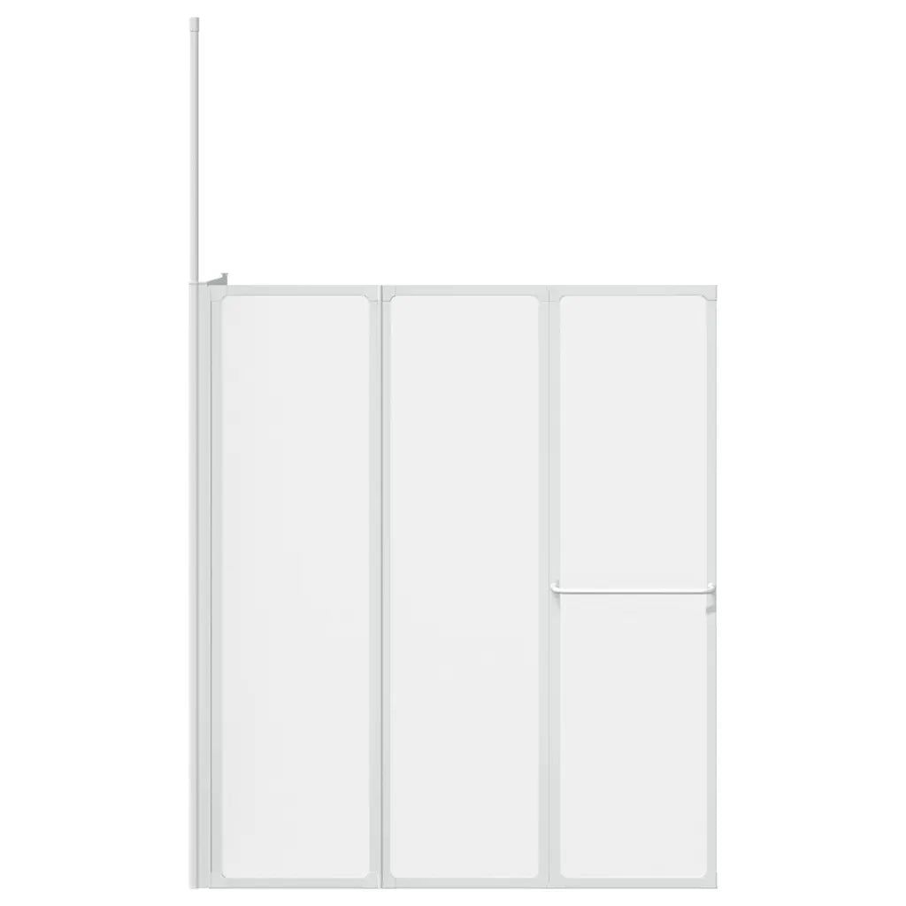 Cabine de duche dobrável formato L 70x120x137 cm 4 painéis