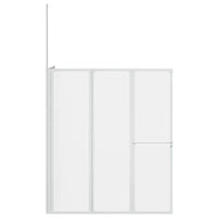 Cabine de duche dobrável formato L 70x120x137 cm 4 painéis