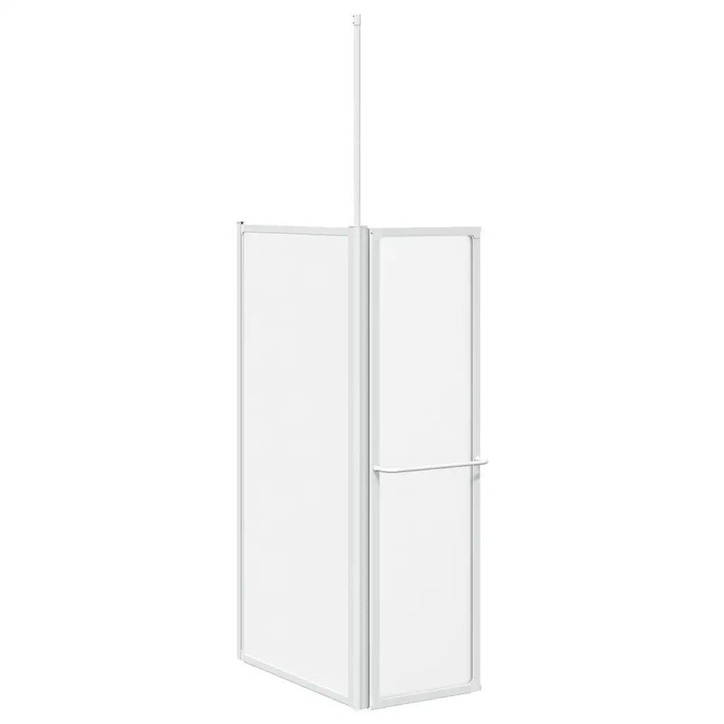 Cabine de duche dobrável formato L 70x120x137 cm 4 painéis
