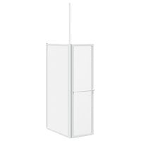 Cabine de duche dobrável formato L 70x120x137 cm 4 painéis