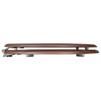 Assento de sanita com tampa design simples MDF castanho