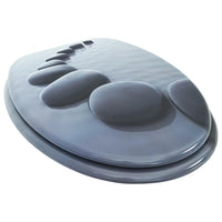 Assento de sanita com tampa MDF design seixos