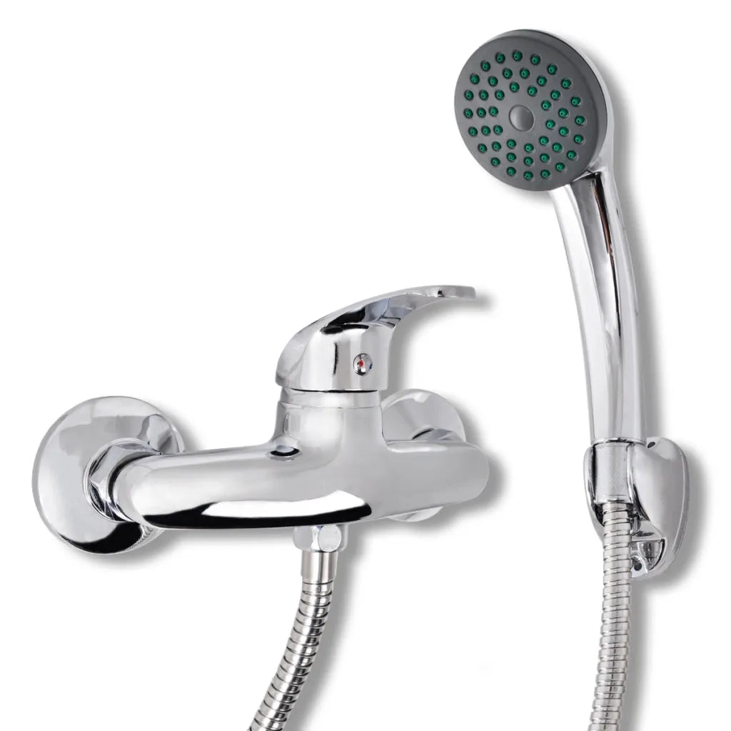 Conjunto chuveiro torneira monocomando cromado