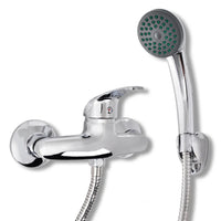 Conjunto chuveiro torneira monocomando cromado