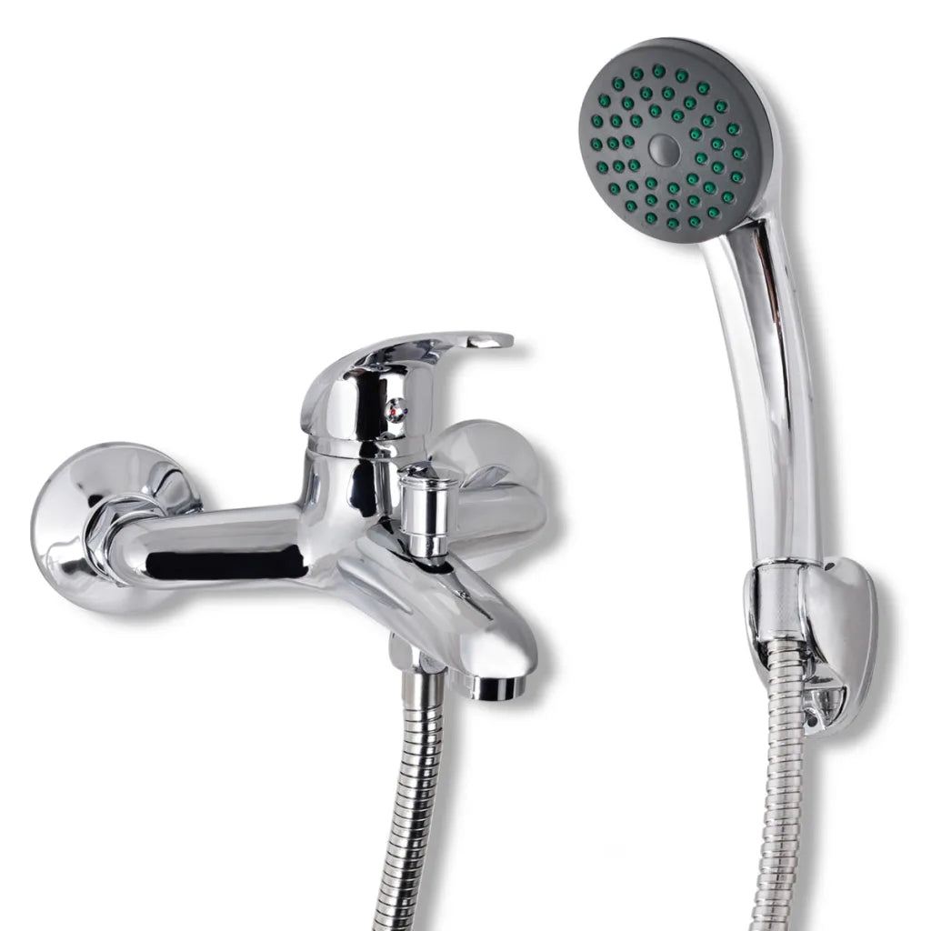 Conjunto chuveiro torneira monocomando cromado