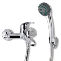 Conjunto chuveiro torneira monocomando cromado
