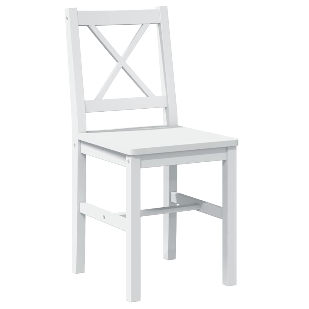 vidaXL 5 pcs Conjunto de jantar branco