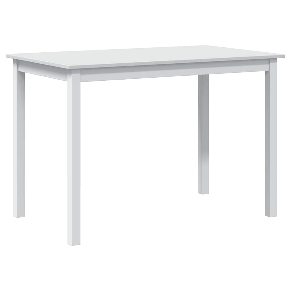 vidaXL 5 pcs Conjunto de jantar branco