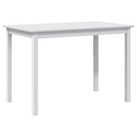 vidaXL 5 pcs Conjunto de jantar branco