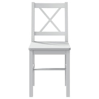 vidaXL 5 pcs Conjunto de jantar branco