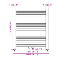 Aquecedor toalhas casa de banho liso