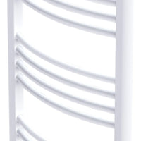 Aquecedor toalhas banheiro curvo  conector lateral e centro
