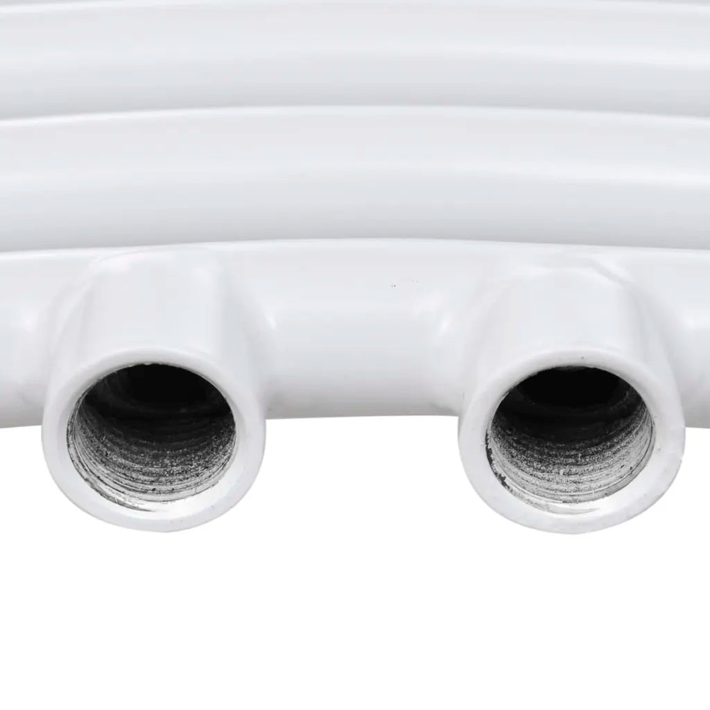 Aquecedor toalhas banheiro curvo  conector lateral e centro