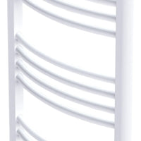 Aquecedor toalhas banheiro curvo  conector lateral e centro