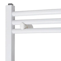 Aquecedor toalhas banheiro curvo  conector lateral e centro