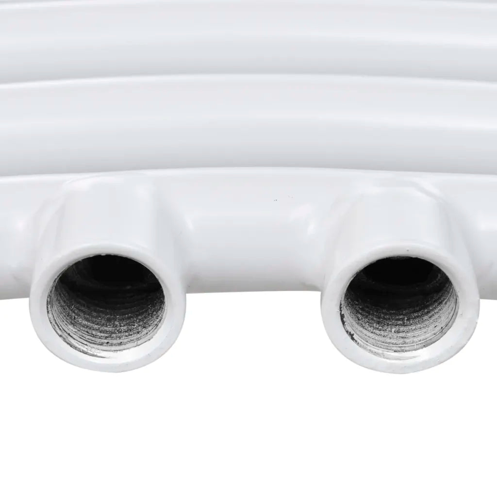 Aquecedor toalhas banheiro curvo  conector lateral e centro
