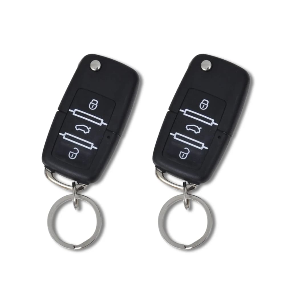 Sistema fecho central carro + 2 comandos remotos VW Skoda Audi