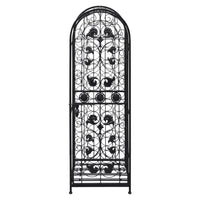 vidaXL Garrafeira, suporte de metal para 45 garrafas de vinho