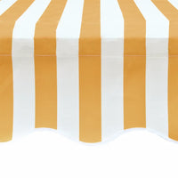 Lona toldo 4x3m (sem estrutura/caixa)  girassol/branco