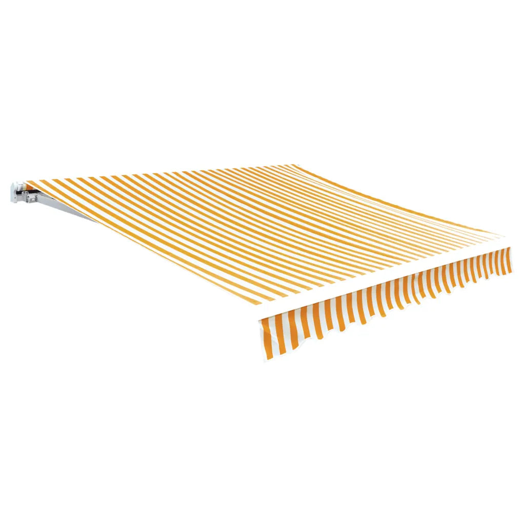 Lona toldo 6x3m (sem estrutura/caixa)  girassol/branco