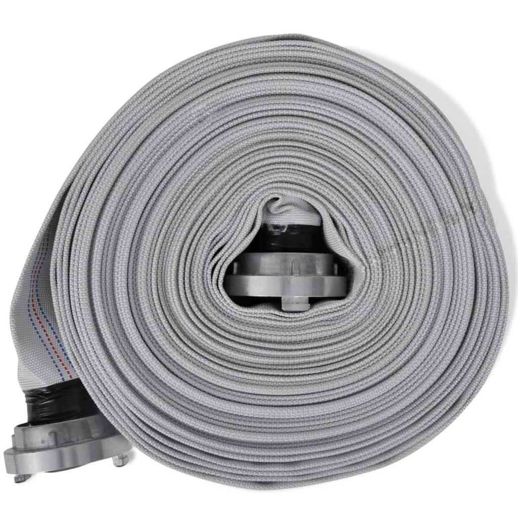 vidaXL Mangueira de incêndio lisa 20 m com acoplamentos C-Storz 5 cm