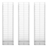 Conjunto de gabiões 3 pcs arame galvanizado