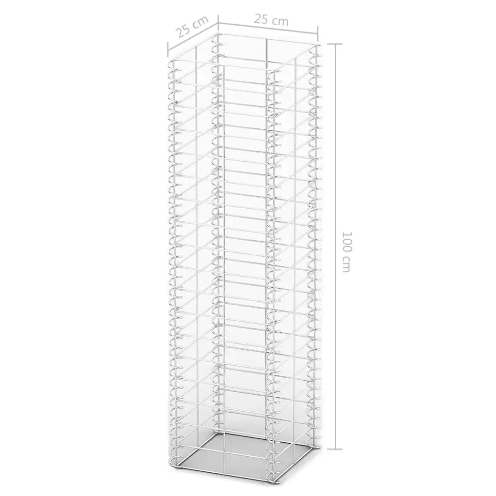 Conjunto de gabiões 3 pcs arame galvanizado