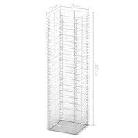 Conjunto de gabiões 3 pcs arame galvanizado