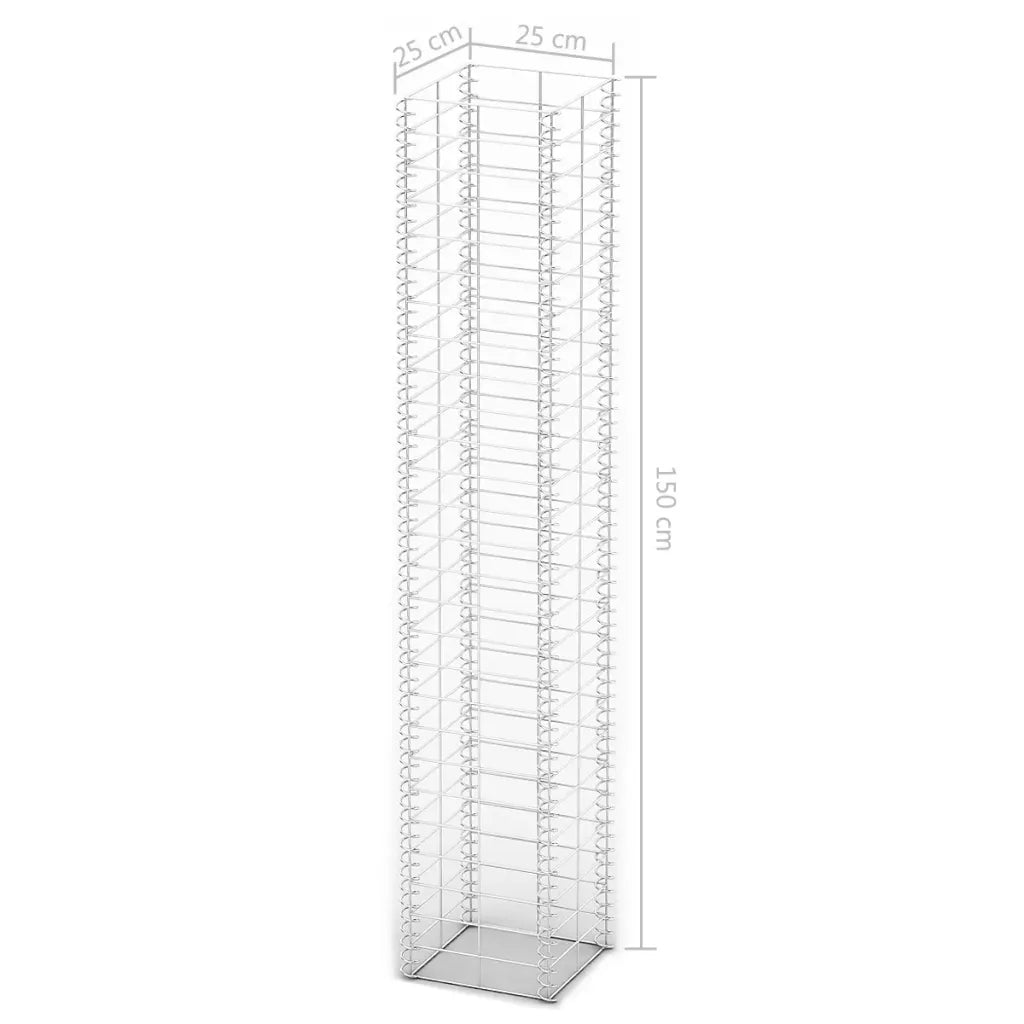 Conjunto de gabiões 3 pcs arame galvanizado