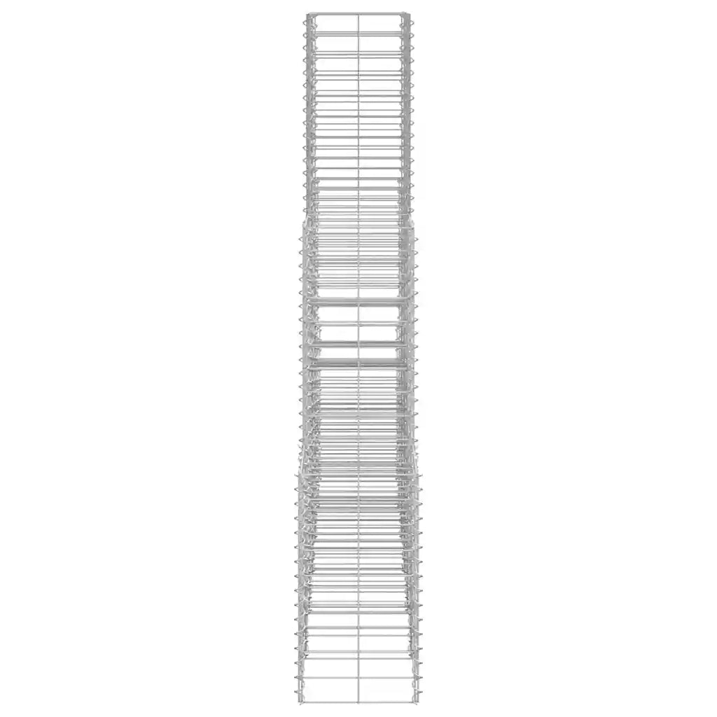 Conjunto de gabiões 6 pcs arame galvanizado