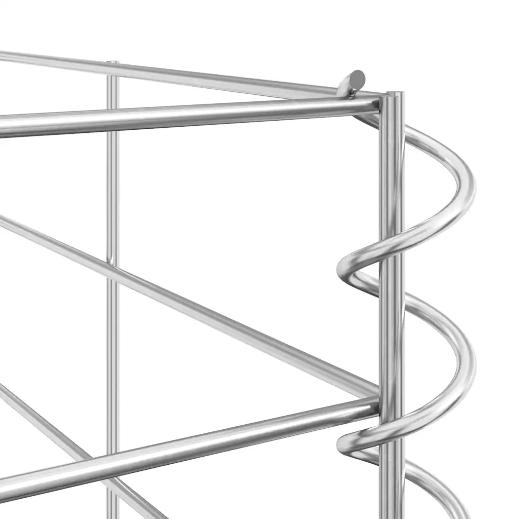 Conjunto de gabiões 6 pcs arame galvanizado