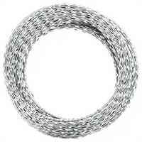 Rolo de arame farpado Concertina em espiral aço galvanizado 60m