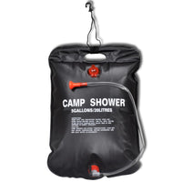 Chuveiro com aquecimento solar para campismo/exterior 20 L 2 pcs