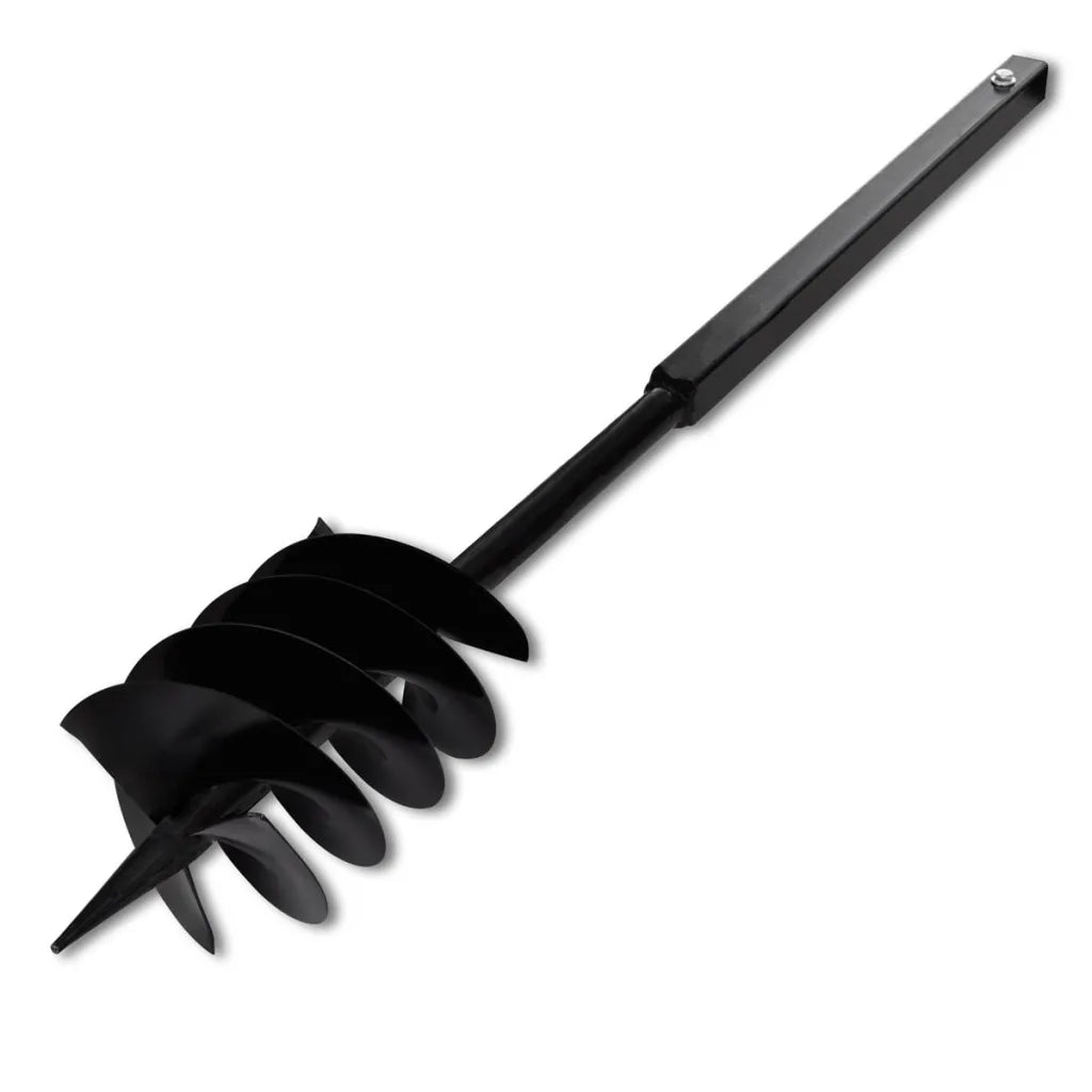 Broca terreno manuseado handle bit  com 3 espirais de aço pretos