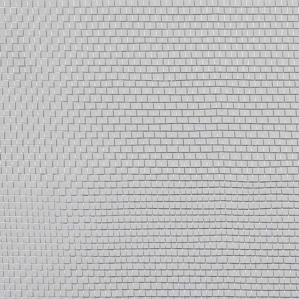 vidaXL Rede mosquiteira em alumínio 100x500 cm prateado