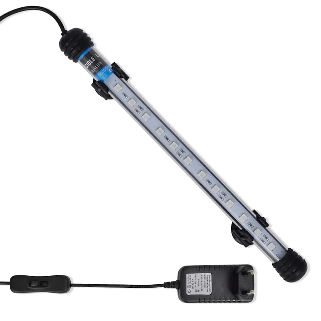 Lâmpada LED aquário 28 cm azul