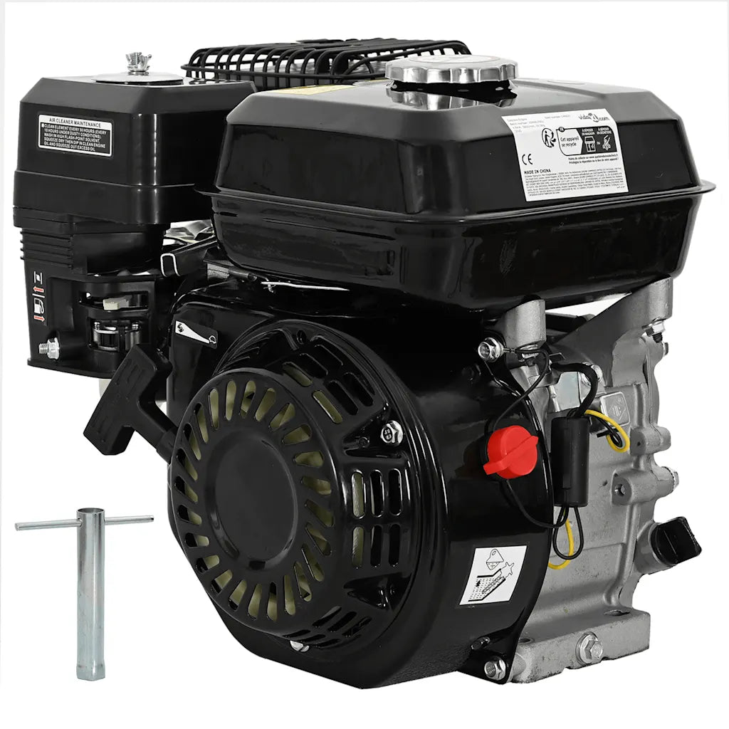 Motor a gasolina 6,5 CV 4,8 kW preto