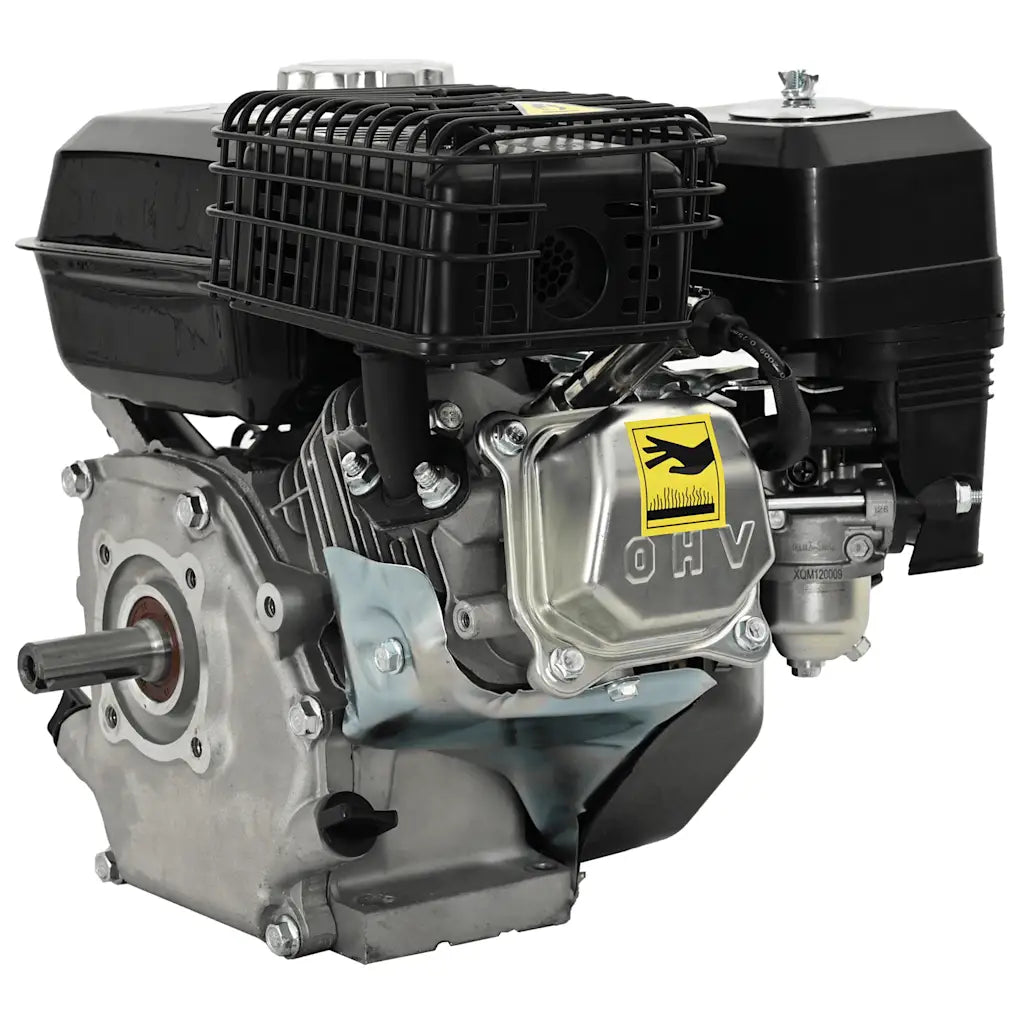 Motor a gasolina 6,5 CV 4,8 kW preto