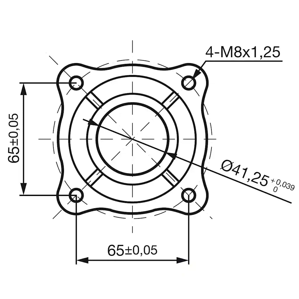 Motor a gasolina 6,5 CV 4,8 kW preto
