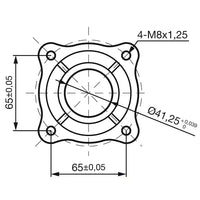 Motor a gasolina 6,5 CV 4,8 kW preto