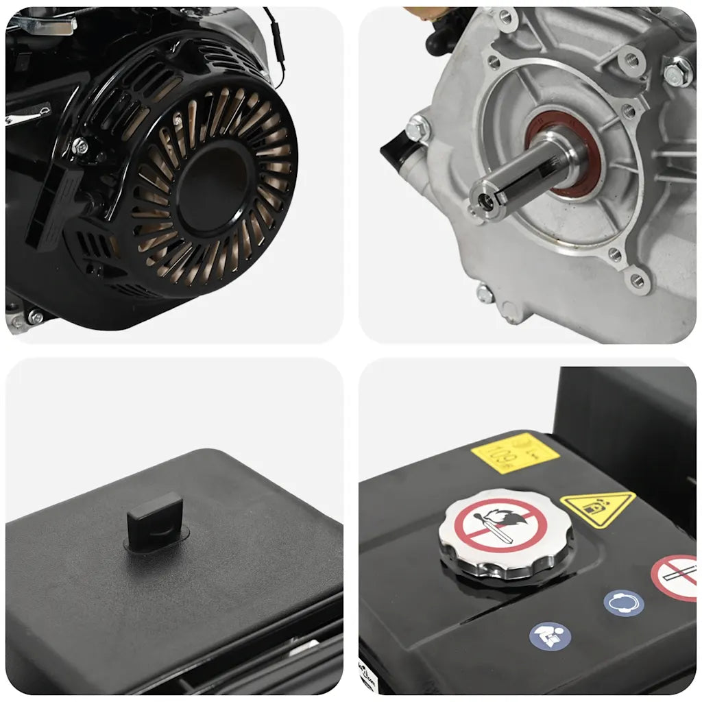 Motor a gasolina 15 CV 11 kW preto