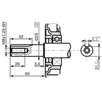 Motor a gasolina 15 CV 11 kW preto