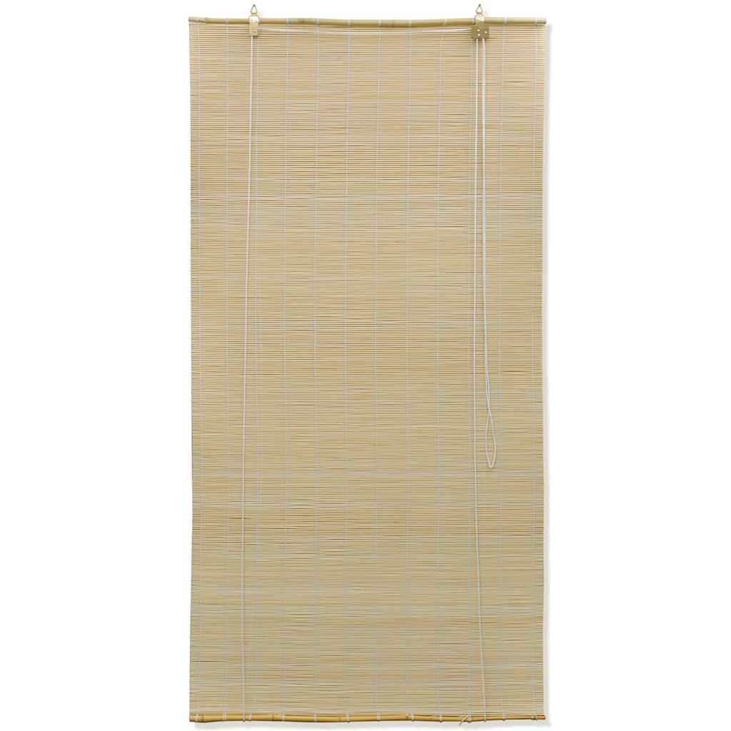 Estore de enrolar 80 x 160 cm bambu natural