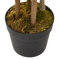 vidaXL Planta de bambu artificial Twiggy com vaso 90 cm