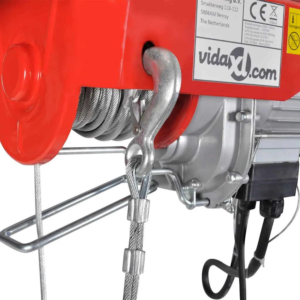 Guindaste elétrico 500 W 100/200kg