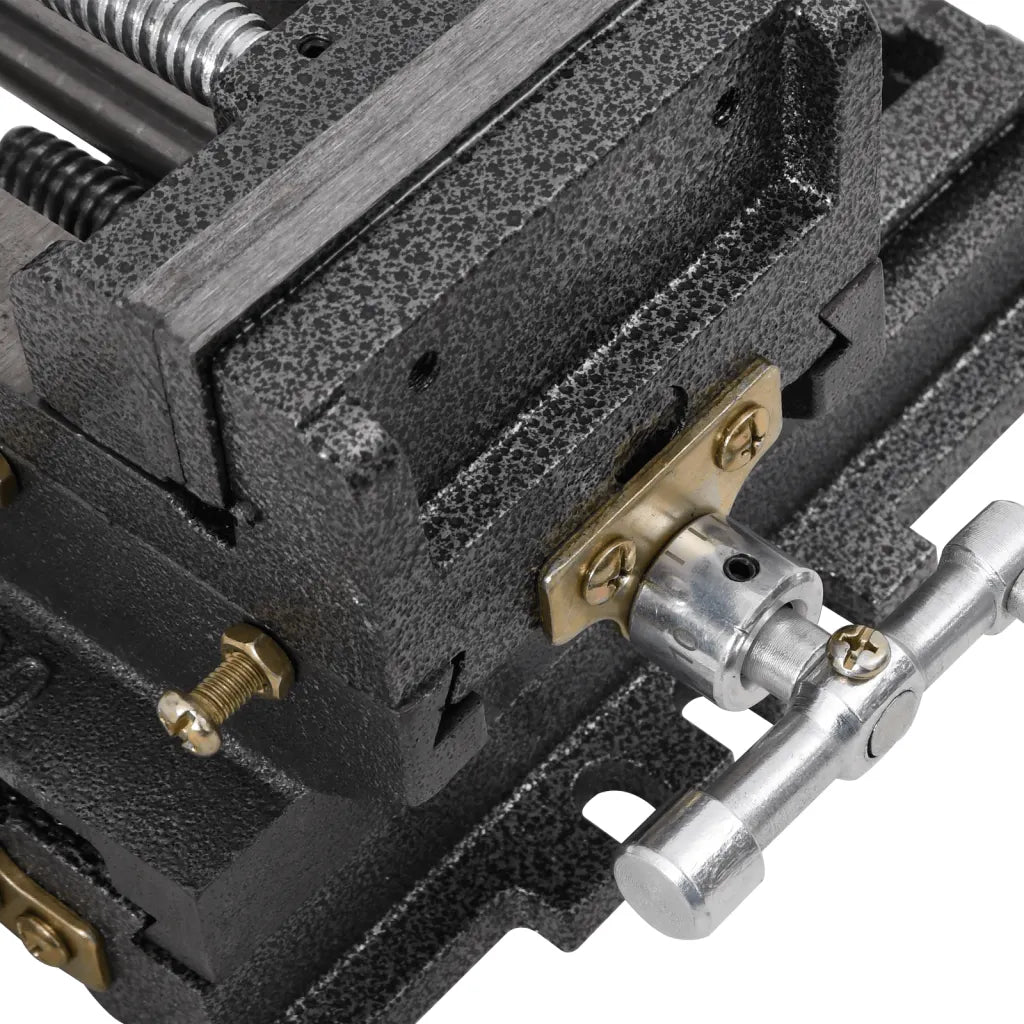Torno-prensa manual com corrediça transversal 78 mm