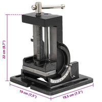 Torno-prensa basculante manual 110 mm