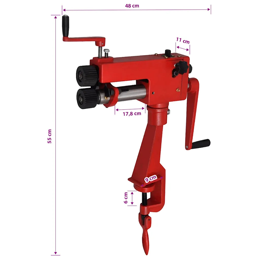 Máquina curvadora de tubos manual