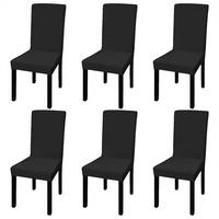 6 pcs capas extensíveis para cadeiras