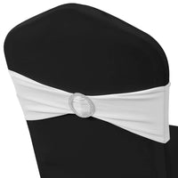 Banda decorativa para cadeira, elástico, em  com fivela diamante